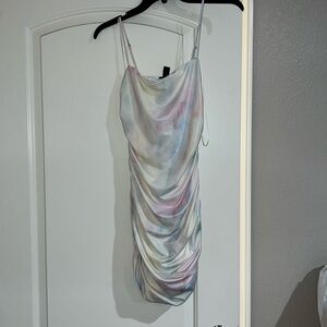 Ombré mini dress pastel
